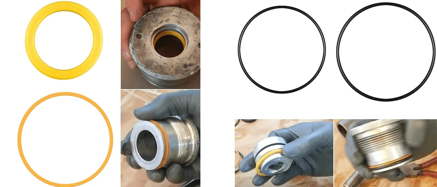 Tilt Hydraulic Cylinder rubber Seal kit Tilt Hydraulic Cylinder rubber Seal kit